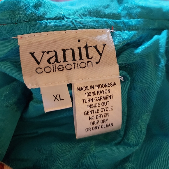 Vanity Collection Indonesia beaded sequin Zip Up hoody jacket XL - Picture 5 of 6